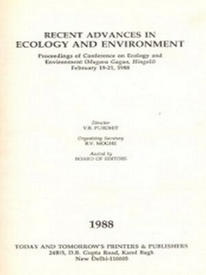 cover image of Recent Advances in Ecology and Environment